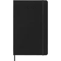 Moleskine Schoolagenda weekplanner met harde kaft Large formaat 18 maanden 2026-2027 Zwart