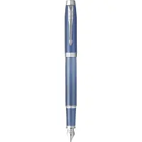 Parker IM Writing Rituals vulpen | Rustgevend blauw Afwerking met kleurverloop en verchroomde details | medium penpunt | blauwe inkt | geschenkverpakking