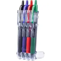 Pilot G-2 Rollerballpen Kleurenassortiment 0.7 mm Medium Kegelvormig Navulbaar Recycled 4 Stuks