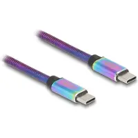 DeLOCK 81116 USB-C-kabel USB 2.0 USB-C stekker, USB-C stekker 2.00 m Meerdere kleuren