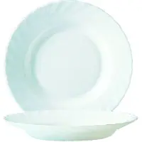 Arcoroc Trianon plaat diep effen , - ( stuk), Bord, Wit