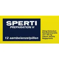 Sperti Preparation H Zetpillen