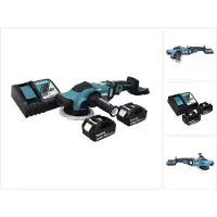 Makita DPO 600 RF accu-excentrische polijstmachine 18 V 150 mm XPT Brushless + 2x accu 3.0 Ah + lader