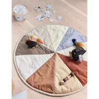 OYOY Speelmat - Gewatteerd - Ø: 100 cm - Moni - - OneSize - Speelmaten