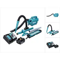 Makita DCL 184 RF1 Accu stofzuiger 18 V 54 mbar 0,5 l + 1x accu 3,0 Ah + lader, Stofzuiger
