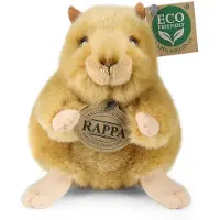Rappa Eco Friendly Serie - Golden Hamster Knuffel - 16 cm - Zacht Pluche - Eco-vriendelijke Vulling