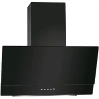Bomann DU 7607 G Schuine Afzuigkap Zwart Glas 60cm met randafzuiging