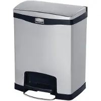 Rubbermaid RVS Pedaalemmer Breed | 30 L