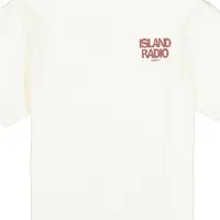 Garcia T-shirt met backprint ecru Jongens Katoen Ronde hals Backprint - maat 164/170