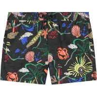 Shiwi zwemshort Neil zwart Jongens Polyester All over print - maat 134/140