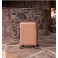 Suitsuit Handbagage koffer 55x35x20 - Handbagage trolley - Lichtgewicht koffer - Reiskoffer - Veilig TSA cijferslot - Fab Seventies koffer Italian Clay - Rood