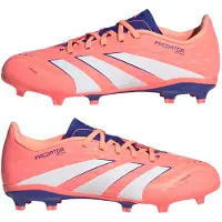 Adidas Predator League FG/AG Coral Blaze - Oranje/Wit/Beam Orange Kids