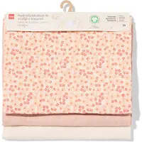 HEMA Hydrofieldoek 60x60cm bloemen - 3 stuks
