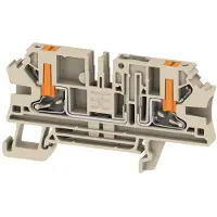 Weidmuller 2898760000 Scheidings- en meetserieklem Steekaansluiting Beige 50 stuk(s)