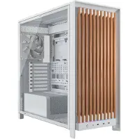 Corsair FRAME 5000D Wood RS Performance - PC-behuizing - Mid-Tower - Wit