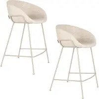 Zuiver Feston Barkrukken 65 cm Beige - Set van 2