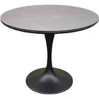 AVH-Collectie Flair dining tuintafel rond 90 cm antraciet keramiek