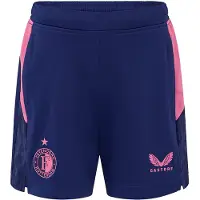 Castore Feyenoord Trainingsbroekje 2025-2026 Kids Donkerblauw Roze