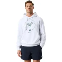 Björn Borg Hoodie Men Borg Classic Print Brilliant White-XXL