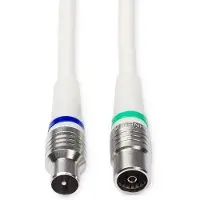 Technetix coax - 5 meter (Digitaal, Wit)