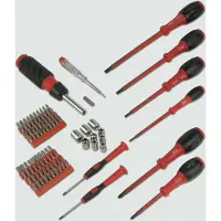 BRÜDER MANNESMANN Schroevendraaierbitset 100 dlg (Hobby) - 11200