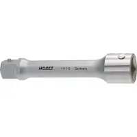 Hazet Verlengstuk 1117-8 · 1 inch (25 mm) vierkant hol · 1 inch (25 mm) vierkant massief · Lengte: 200 mm