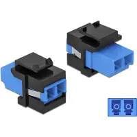 DeLOCK LC Duplex Singlemode keystone -
