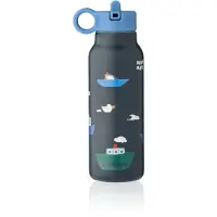 Liewood Thermoskan 'Falk' blauw / navy / groen / wit