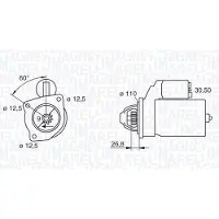 MAGNETI MARELLI 063216731010 Startmotor