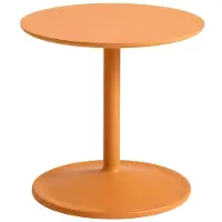 Muuto Soft Side Tafel Orange Laminate|Orange | Ø 41 H: 40 CM | Ø 16.1" H: 15.7"