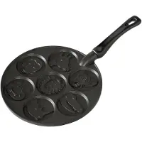 Nordic Ware Pannenkoekenpan 26 cm, animals in ZOO, aluminium,