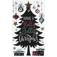 Peha Raamstickers kerst | | 47.5 x 24.5 cm (Kerstboom, 3D)