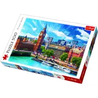 Trefl Puzzel Zonnige dag in London 500pcs Karton Trefl Puzzel