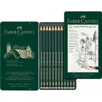 Faber Castell grafietpotloden set - serie 9000 - 12 hardheden - FC-119064
