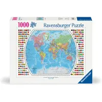 Ravensburger Puzzel Politieke Wereldkaart (12000664) 1000 Stukken