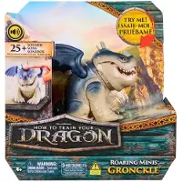 Näin Koulutat Lohikäärmeesi DreamWorks Dragons DWD INA Roaring Mini Int Gronckle GML, 4 roken/jongen, Blauw, Grijs