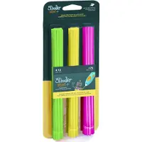 3Doodler Start Navulverpakking 75 Kleurstaafjes - neon groen/geel/roze