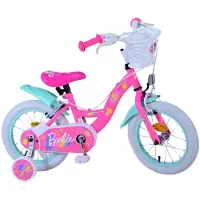 Volare Barbie Kinderfiets - Meisjes - 14 inch - Roze - Twee handremmen