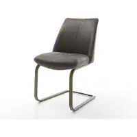 DELIFE Sledemodel Elso-Flex microvelours antraciet vintage sledemodel vlak afwerking met titanium pocketveer kern