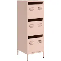 vidaXL Hoge kast 39x35x103,5 cm staal zwart
