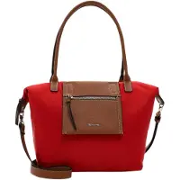 Tamaris Shopper 'Fabrizia' bruin / rood