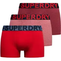 Superdry Boxershorts rood / bordeaux / rood gemêleerd / zwart