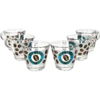 Ritzenhoff & Breker Set van 6 espressokopjes 80ml Cremona Blauw 6 cm - Ritzenhoff 0806205