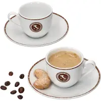 Ritzenhoff & Breker Set van 2 espressokopjes + schotel Authentiek Italiaans - 412871