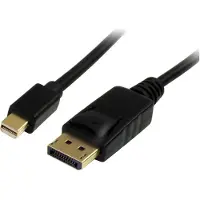 StarTech.com 1m Mini DisplayPort naar DisplayPort 1.2 Kabel - 4K x 2K UHD Mini DisplayPort naar DisplayPort Adapter Kabel - Mini DP naar DP Monitor Kabel - mDP naar DP Kabel - Zwart