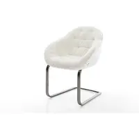 DELIFE Sledemodel Gaio-Flex bouclé zacht beige sledemodel vlak grafiet
