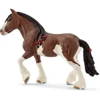Schleich FARM WORLD - Clydesdale merrie - speelfiguur - Kinderspeelgoed voor Jongens en Meisjes - 3 tot 8 jaar - 13809