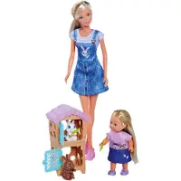 Steffi Love Pop Steffi Love En Evi Family Bunnies Roze - 105733667