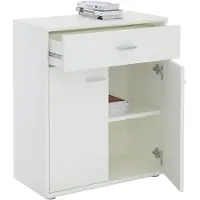 CARO-Möbel Commode TOMMY met lade - Wit