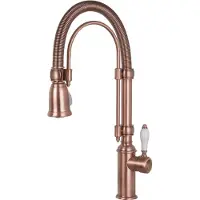 Smeg MIDR7RA-2, Koper, Greep met hendel, Zelfaanzuigend, G3/8, 6 cm, 52 cm